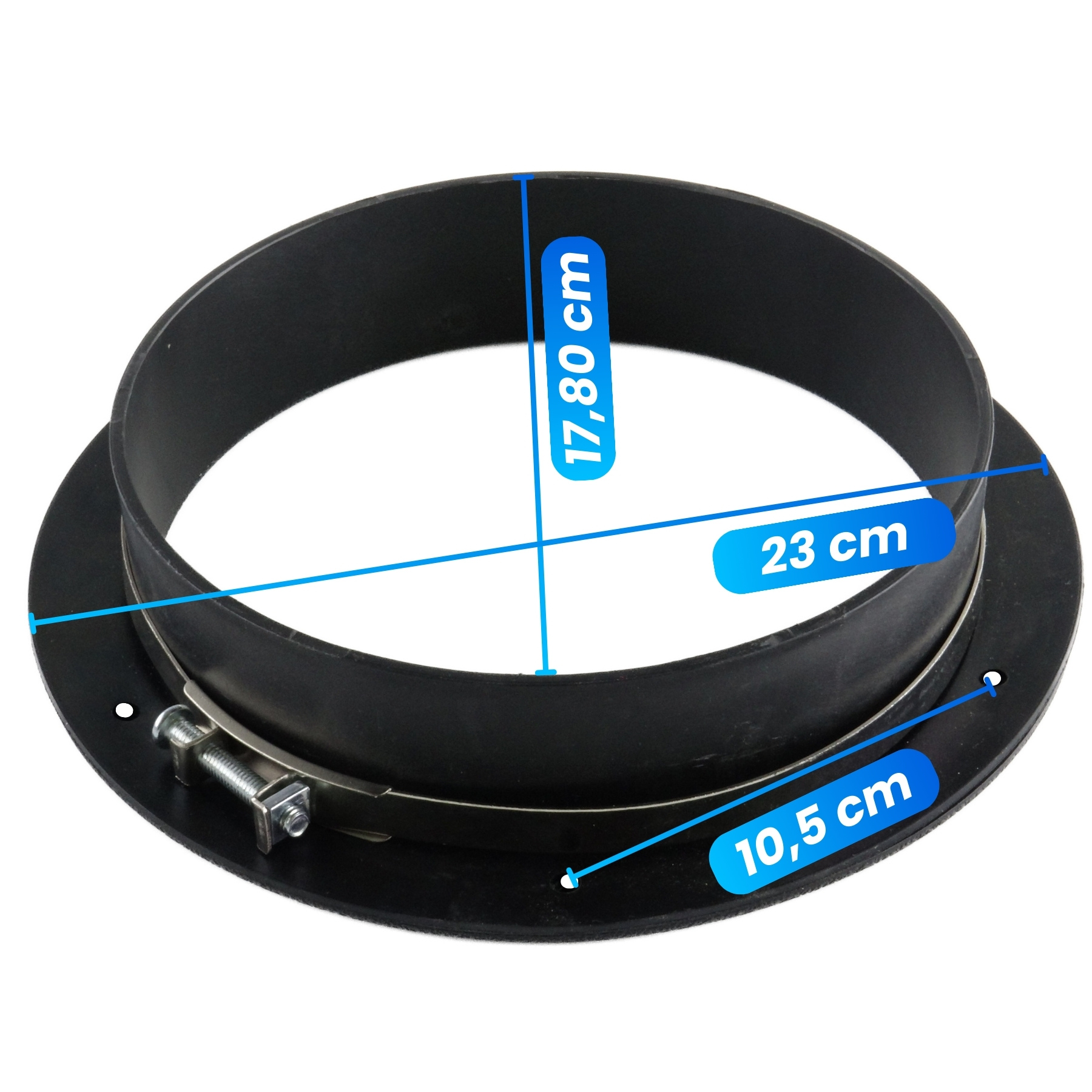 G02028-KR -Upevňovací krúžok pre rukavicu pieskovačky – box 220L350L420L (1 ks)